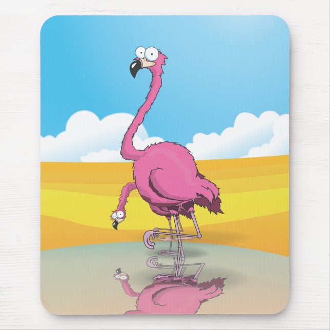 Flamingos Mouse Mat (Front)