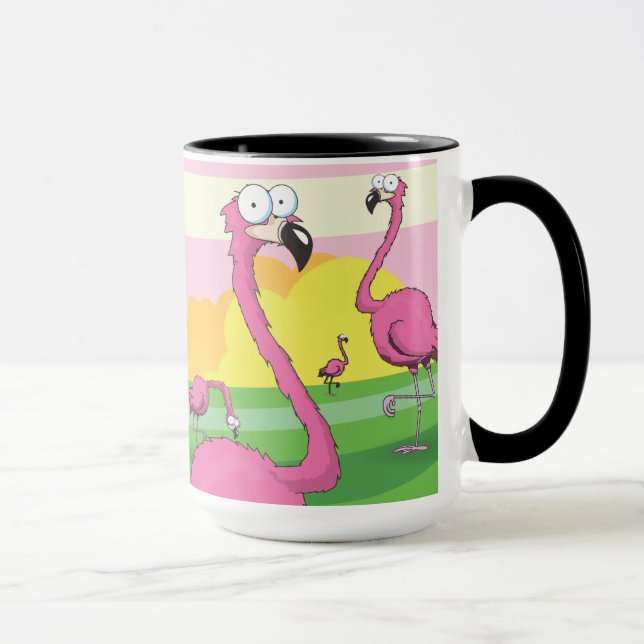 Flamingos Mug (Right)