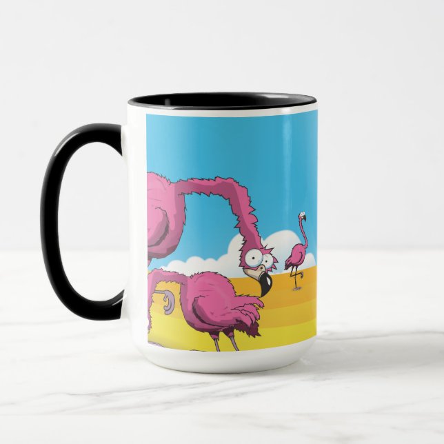 Flamingos Mug (Left)
