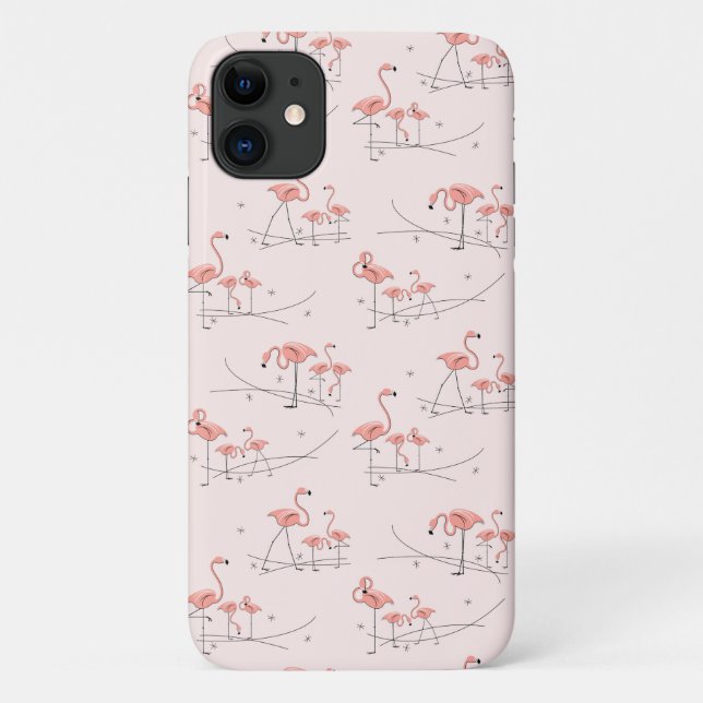 Flamingos Multi Pink iPhone case (Back)