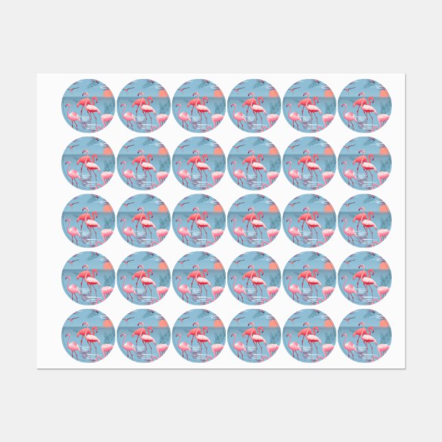Flamingos Pattern 1 (Sheet)