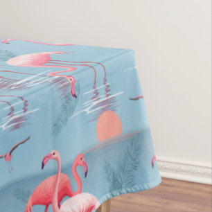 Flamingos Pattern 1 Tablecloth