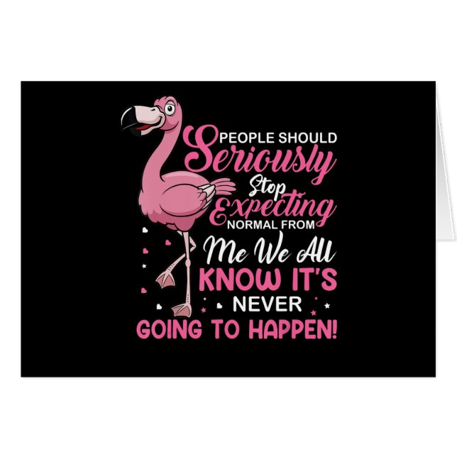 Flamingos | People Should Stop Expecting Normal (Front Horizontal)