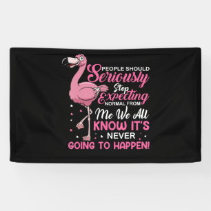 Flamingos   People Should Stop Expecting Normal Banner