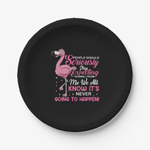 Flamingos   People Should Stop Expecting Normal Paper Plate