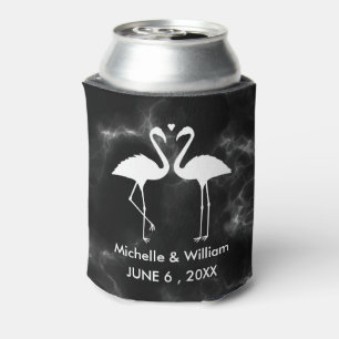 Flamingos Personalised Can Cooler