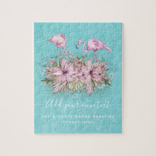 FLAMINGOS Personalised Jigsaw Puzzle