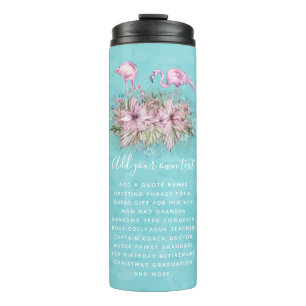 FLAMINGOS Personalised Thermal Tumbler