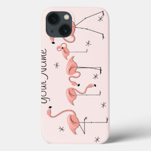 Flamingos Pink Group 'Name' iPad Mini case