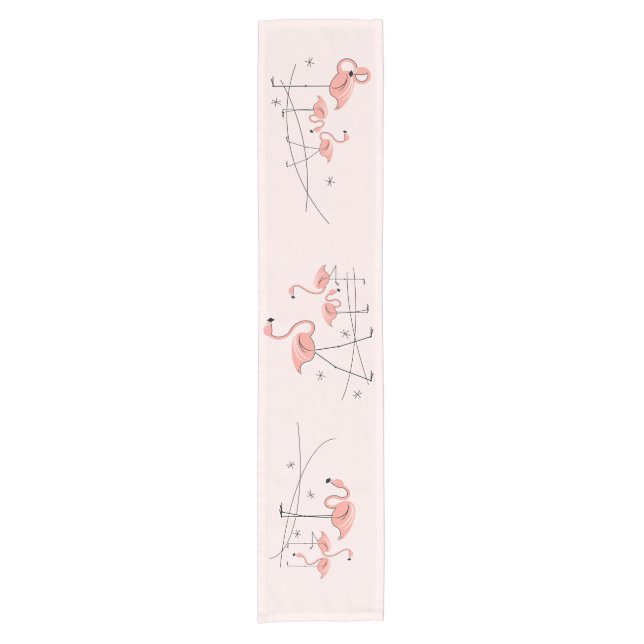 Flamingos Pink Group table runner (Front)
