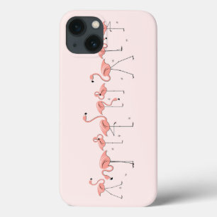 Flamingos Pink Line iPad Mini case