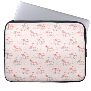 Flamingos Pink Multi laptop sleeve