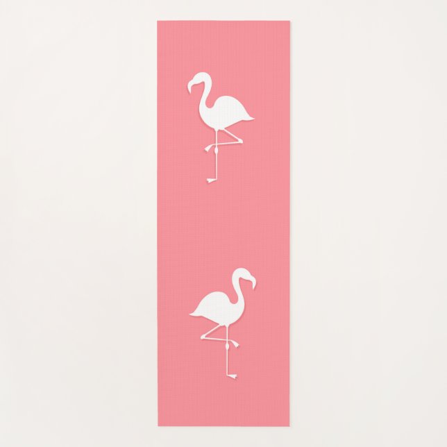 Flamingos pink Yoga Mat (Front)