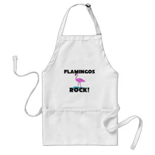Flamingos Rock Standard Apron