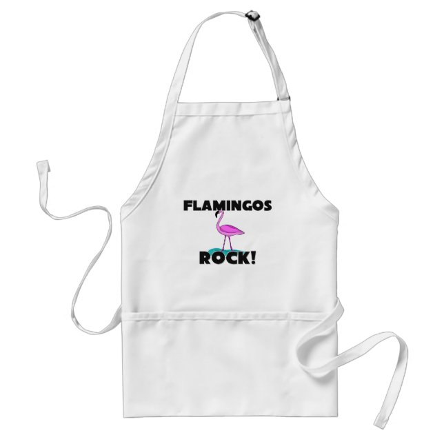 Flamingos Rock Standard Apron (Front)