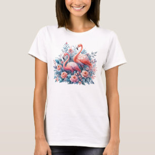 Flamingos Sublimation T-Shirt
