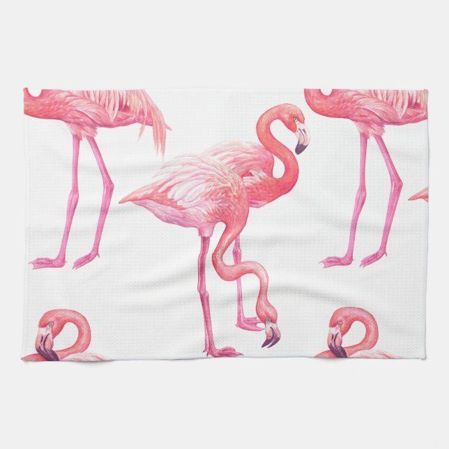 Flamingos Tea Towel (Horizontal)