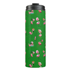 Flamingos Thermal Tumbler