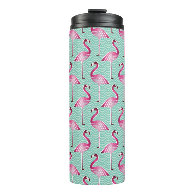 Flamingos Thermal Tumbler (Front)