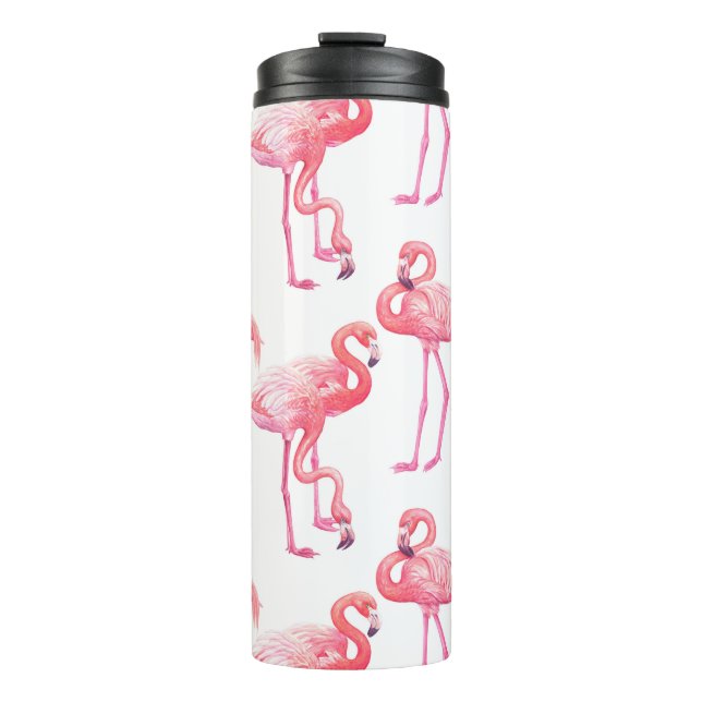 Flamingos Thermal Tumbler (Front)