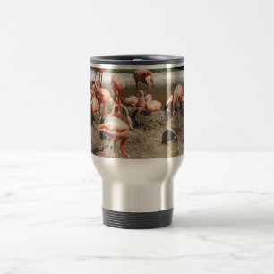 FLAMINGOS TRAVEL MUG