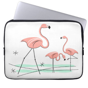 Flamingos Trio 2 laptop sleeve
