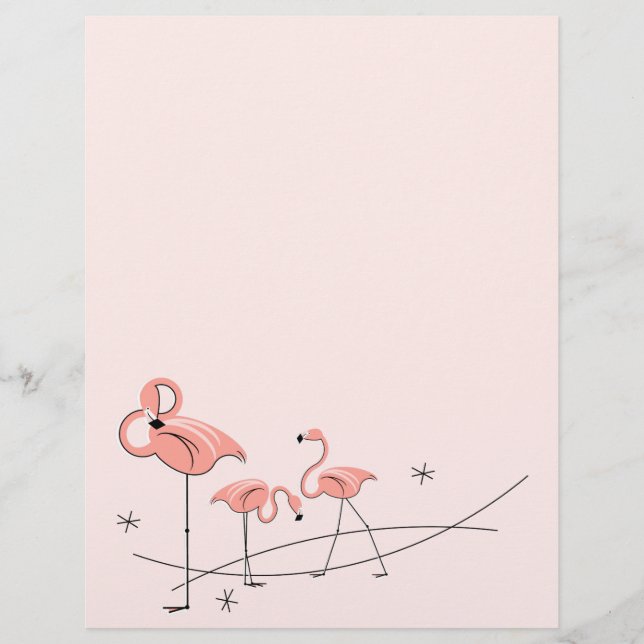 Flamingos Trio letterhead (Front)