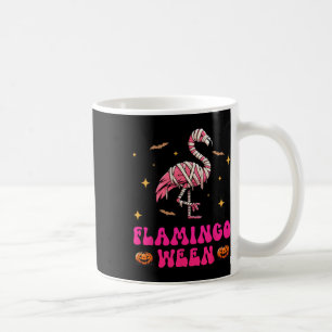 Flamingoween Flamingo Mummy Halloween Scary Costum Coffee Mug