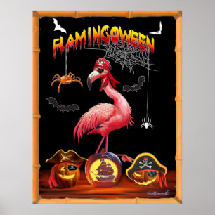 FLAMINGOWEEN POSTER