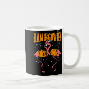 Flamingoween Pumpkin Flamingos Funny Bird Hallowee Coffee Mug