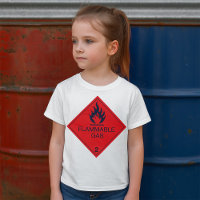 Flammable Gas Safety Label Hazard Warning Sign 