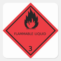 Flammable Liquid Sticker