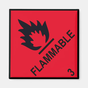 flammable magnet