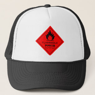 FLAMMABLE POWER TRUCKER HAT