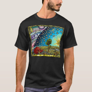 Flammarion Engraving Flat Earth T-Shirt