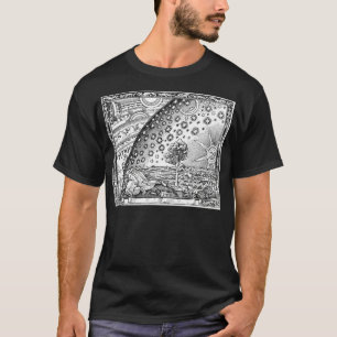 Flammarion Mediaeval Astrology Flat Earth Vintage T-Shirt