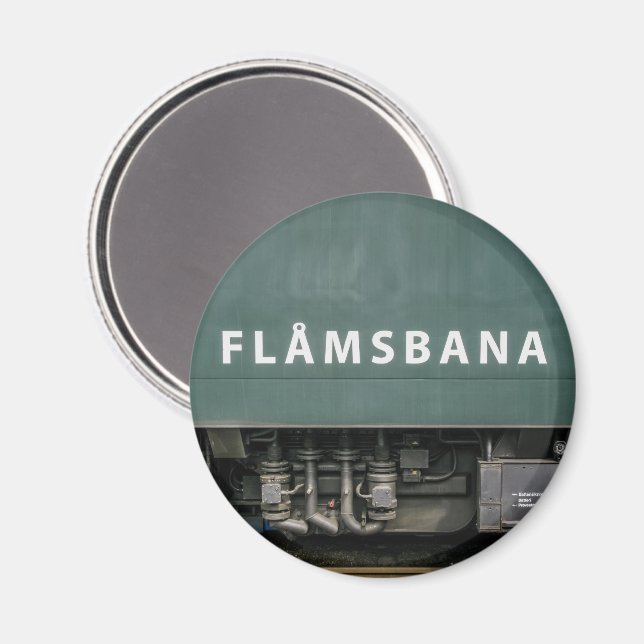 Flamsbana Norway Souvenir  Magnet (Front/Back)