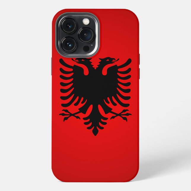 Flamuri i shqiperise iPhone case (Back)
