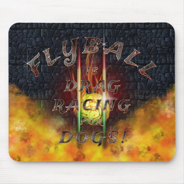 Flamz: Drag Racing for Dogs! Mouse Mat (Front)