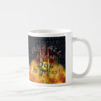 Flamz Flyball Iron Dog - 10 years of competition! Coffee Mug