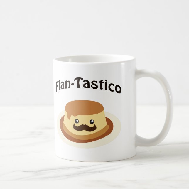 Flan-Tastico! Cute Flan Coffee Mug (Right)