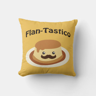 Flan-Tastico! Cute Flan Cushion
