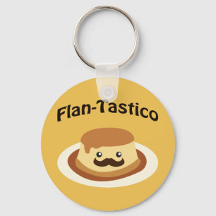 Flan-Tastico! Cute Flan Key Ring