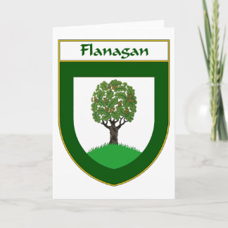 Flanagan Coat of Arms/Family Crest Holiday Card