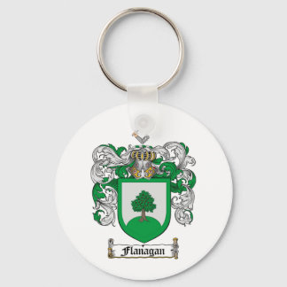 FLANAGAN FAMILY CREST -  FLANAGAN COAT OF ARMS KEY RING