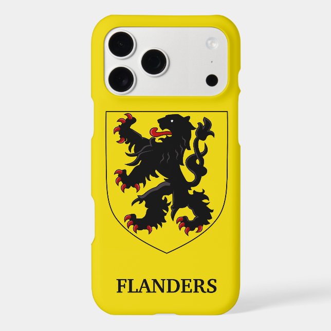 Flanders Coat of Arms Heraldic Lion (Back)