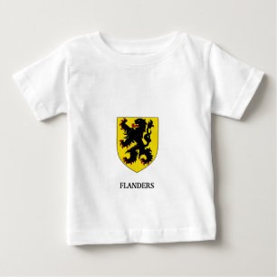 Flanders Coat of Arms Heraldic Lion Baby T-Shirt