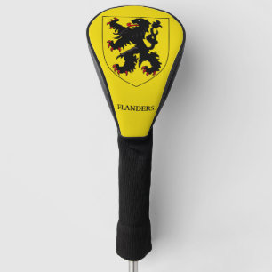 Flanders Coat of Arms Heraldic Lion Golf Head Cover