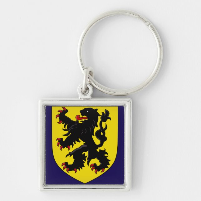 Flanders Coat of Arms Key Ring (Front)