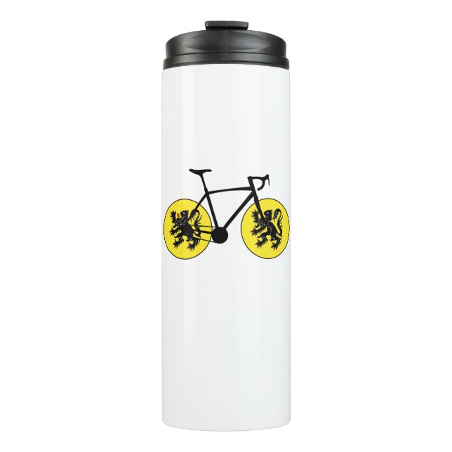 Flanders Flag Cycling Thermal Tumbler (Front)